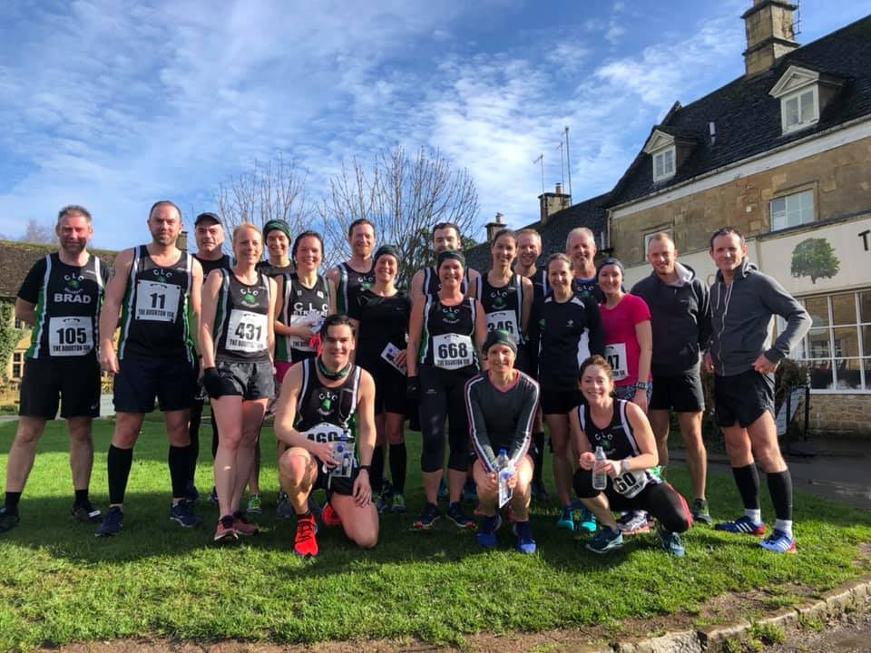 A great turn out from CLC Striders at the Bourton 10k