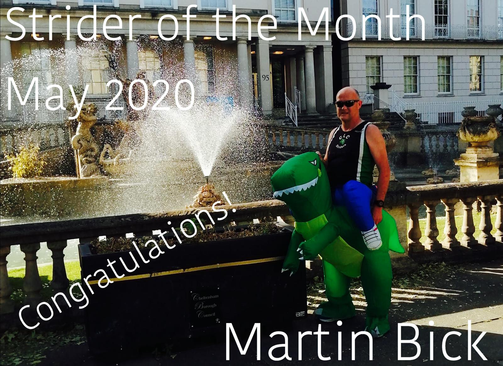 Strider of the month Martin Bick